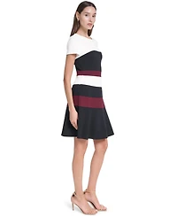 Tommy Hilfiger Petite Scuba Crepe Sheath Dress