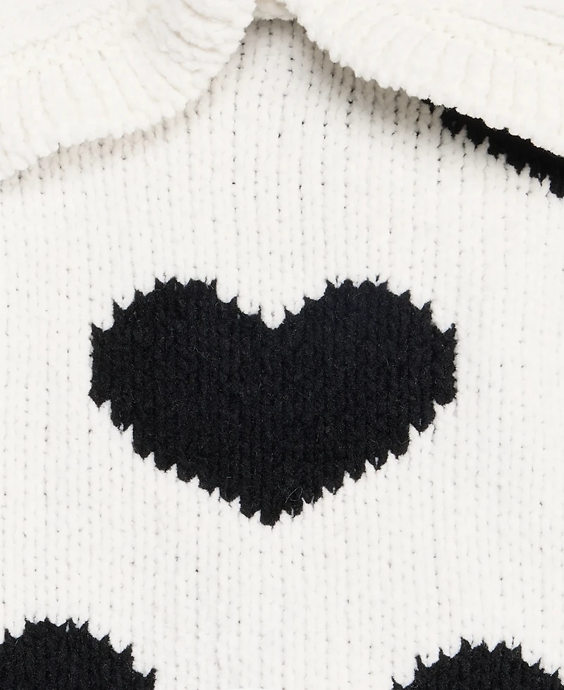 First Impressions Baby Girls' 3M-24M Collared Hearts Sweater & Pants, 2-Piece Set, Macy's Exclusive