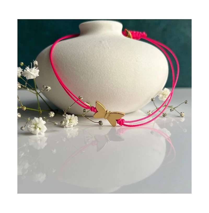 Mantra Hope and Rebirth Butterfly Bracelet