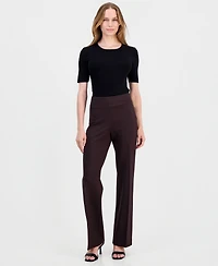 Anne Klein Women's High-Rise Pull-On Pants