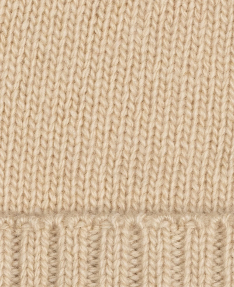 Lauren Ralph Equestrian Buckle Merino Knit Hat
