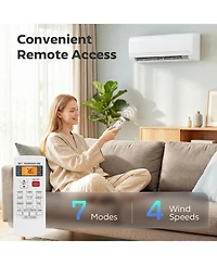 Homcom 9100 Btu Mini Split Air Conditioner 20.5 SEER2 115V Ductless Ac Unit