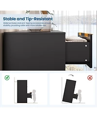 gaomon Fluted Dresser for Bedroom with 10 Drawers, 59" Wide Modern Chest of Drawers Wood Frame