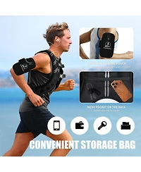 Aofar Weighted Vest Adjustable Reflective Running Fitness Rucking