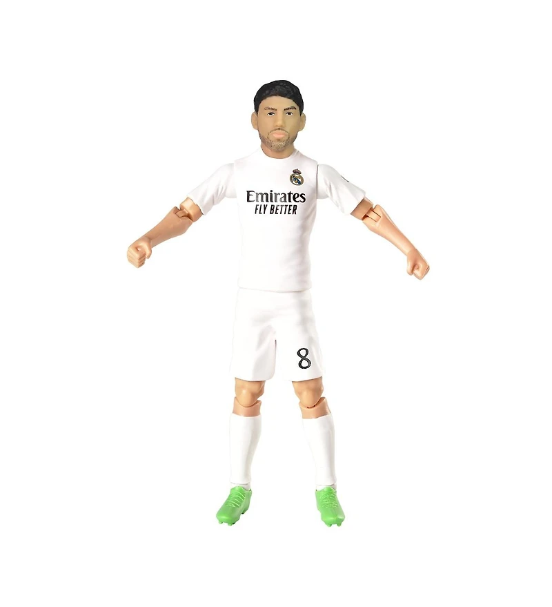 Banbo Toys Sockers Real Madrid Federico Valverde 8" Collectible Soccer Action Figure
