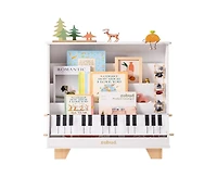 Robotime Dollhouses Kids Bookshelf, Wooden Book Shelf with Stability Sturdiness for Kids Rooms Nursery Playrooms