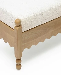 Tov Furniture Thelma 55.9" Fabric Performance Basketweave Bench