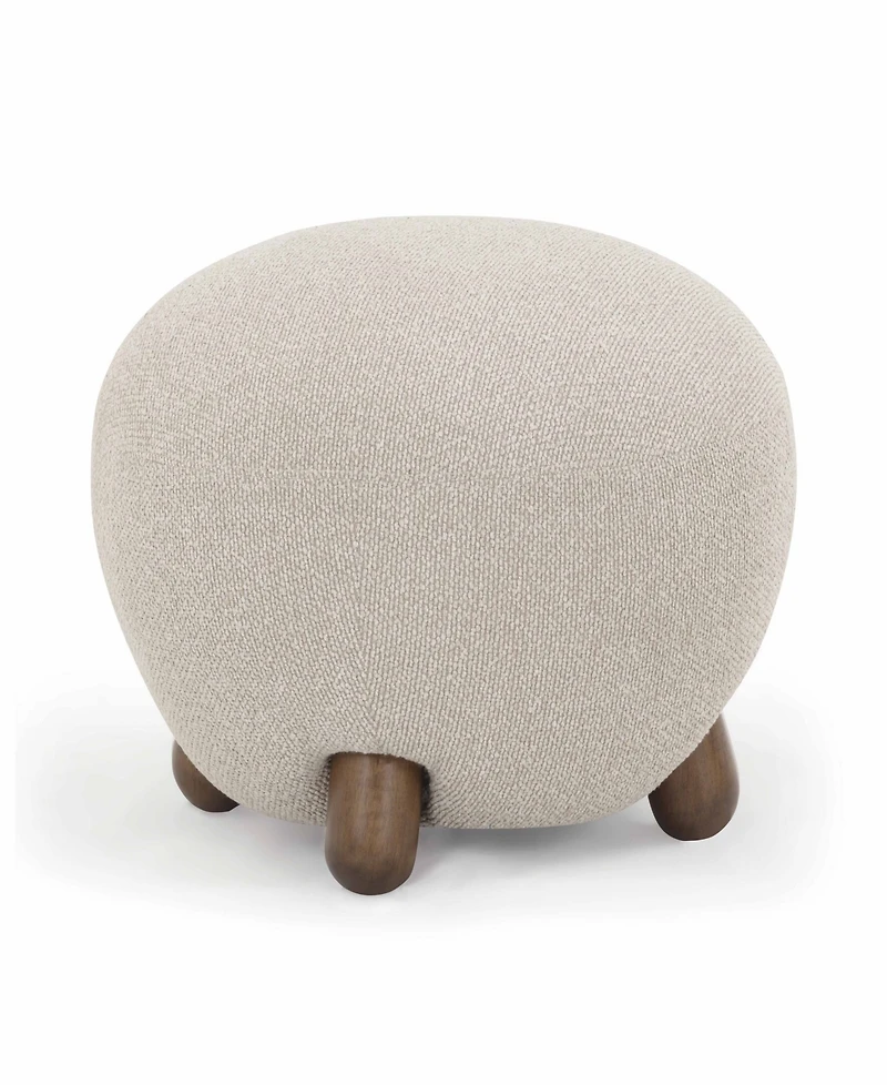 Tov Furniture Pucker 16.5" Boucle Ottoman