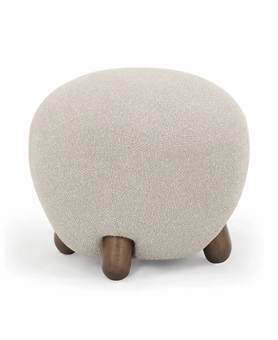 Tov Furniture Pucker 16.5" Boucle Ottoman