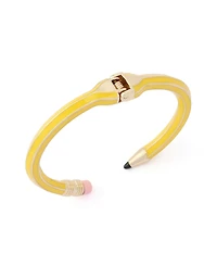 Betsey Johnson Yellow Best In Class Classic Pencil Bangle Bracelet