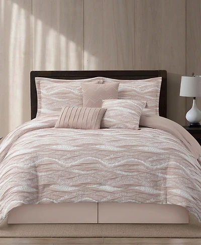 Stratford Park Asava Geometric 7-Piece Comforter Set