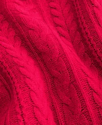 Charter Club Women's 100% Cashmere Cable-Knit Funnel-Neck Pullover Sweater, Macy's Exclusive