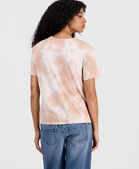 Peanuts Juniors' Cloud-Wash Crewneck Tee