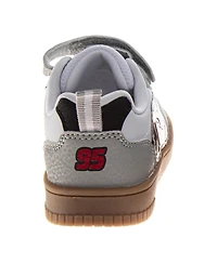 Disney Little Boys Pixar Cars Lightning McQueen Sneakers Race Car Graphics Athletic Running Hook and Loop High Performance (Toddler / Kid)