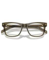 Prada Men's Pillow Eyeglasses, Pr A13V