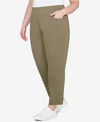 Alfred Dunner Plus Super Stretch Pull-On Pants