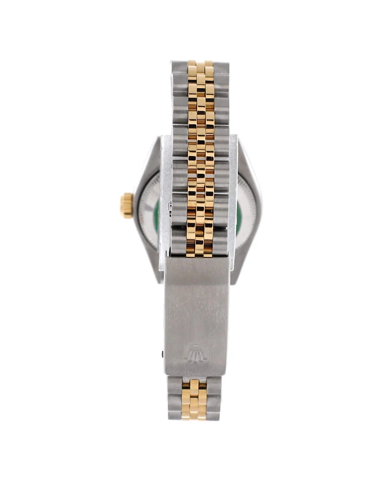 Pre-Owned Rolex Oyster Perpetual Datejust Automatic Watch in Stainless Steel and Gold with Diamond Markers 26mm