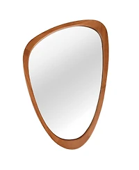 Laoties 24" x 36" Modern Irregular Shape Wall Mirror, Decorative Accent Mirror for Home, Bathroom, Bedroom