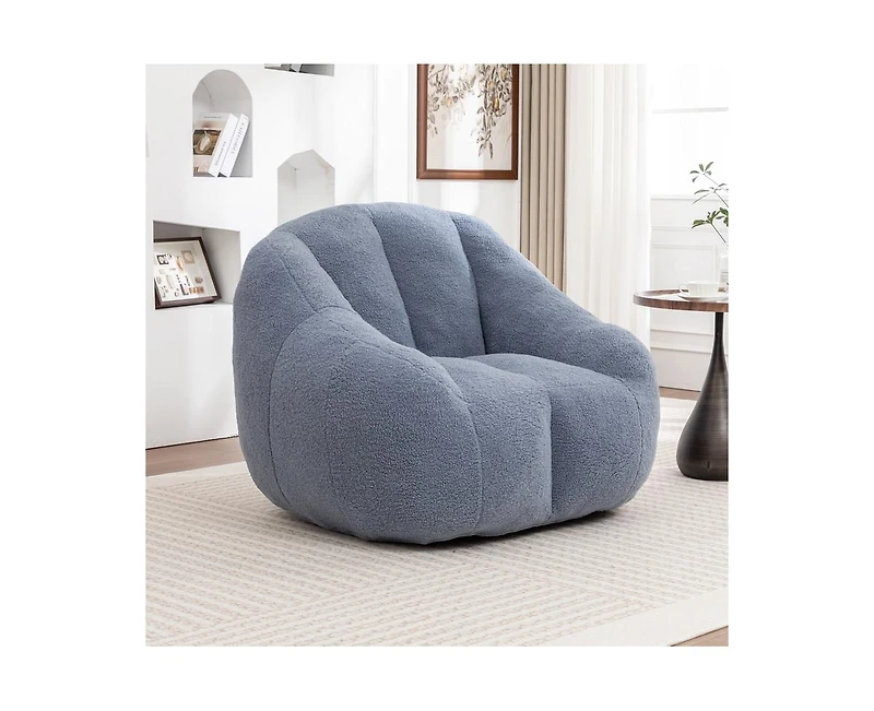 sumyeg Bean Bag Sofa with Tufted Soft Stuffed Filling Fluffy and Lazy Comfy Cozy BeanBag Chairs
