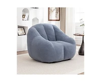 sumyeg Bean Bag Sofa with Tufted Soft Stuffed Filling Fluffy and Lazy Comfy Cozy BeanBag Chairs