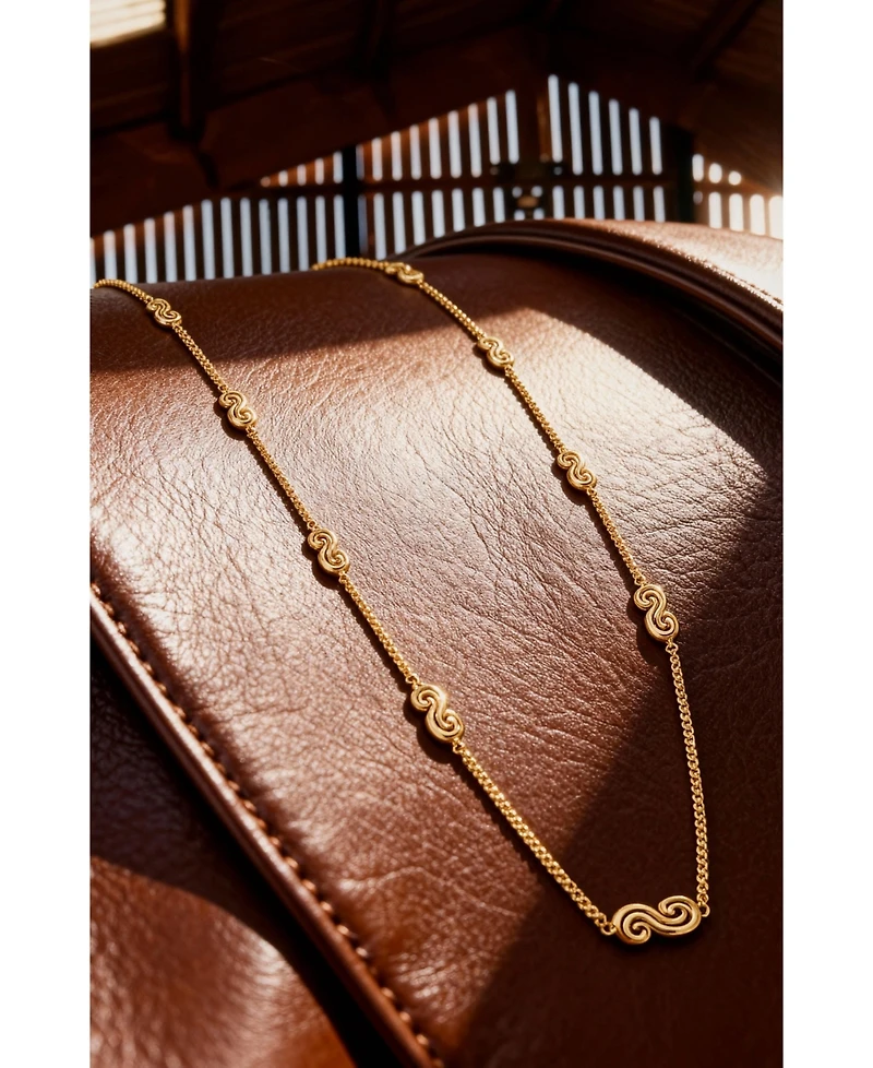 Retro Chic Eternal Spiral Chain Necklace