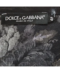 Pre-Owned Dolce & Gabbana Men's Printed Jersey Longline T-Shirt