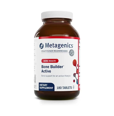 Metagenics Bone Builder Active Calcium, Magnesium, Phosphorus and Vitamin D Supplement Supports Bone Density, Strength and Healthy 180 Tablets