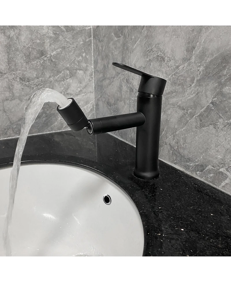 Phying Single Handle Bathroom Sink Faucet with Pop-Up Drain