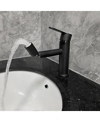 Phying Single Handle Bathroom Sink Faucet with Pop-Up Drain