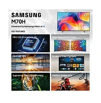 Samsung 43" Class M70H Series 4K Hdr Mini Led Smart Tv - UN43M70H