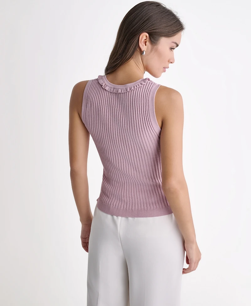Bcbg Women's Sleeveless Scoop Neck Knit Top