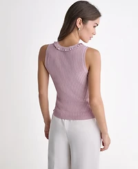 Bcbg Women's Sleeveless Scoop Neck Knit Top