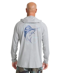 Quiksilver Waterman Men's Marley Classic-Fit Hooded Rash Guard