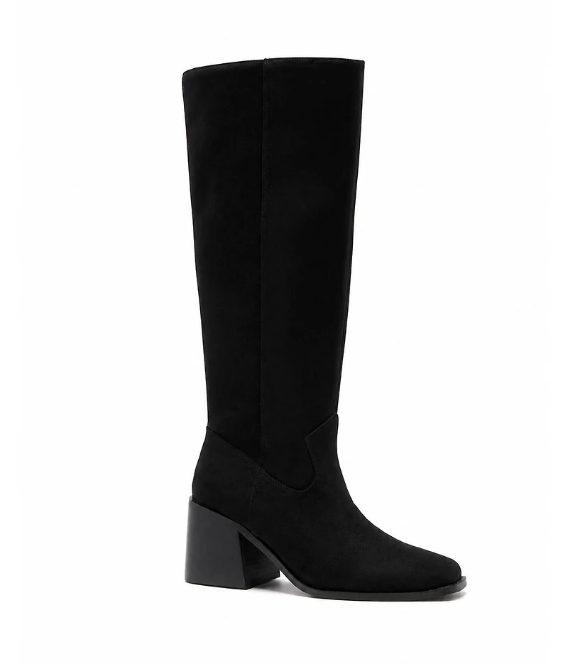 Therapy Australia Women's Quinn Square Toe Block Heel Tall Boot