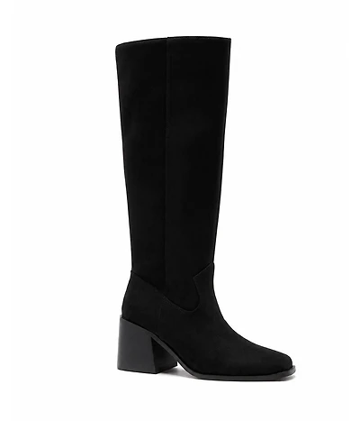 Therapy Australia Women's Quinn Square Toe Block Heel Tall Boot