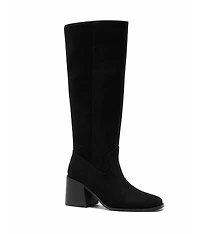 Therapy Australia Women's Quinn Square Toe Block Heel Tall Boot