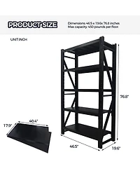Streamdale Furniture 5-Tier Adjustable Metal Garage Shelving Unit