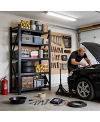 Streamdale Furniture 5-Tier Adjustable Metal Garage Shelving Unit