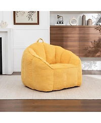 Streamdale Furniture Giant Corduroy Bean Bag Chair with Armrests for Adults and Teens