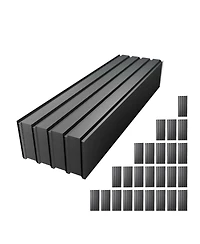 Streamdale Furniture 61inch Galvanized Metal Roof Panels 25 Pieces Heavy Duty Waterproof