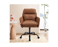 sumyeg Ergonomic Pu Leather Office Chair with High-Strength Metal Frame