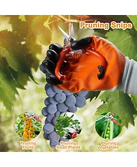 Xdovet Pruning Shears Set Garden Snips Gloves Storage Bag Handheld Plant Care Kit