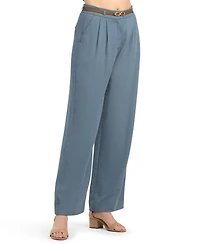 Bcx Juniors' Pleated Wide-Leg Pants