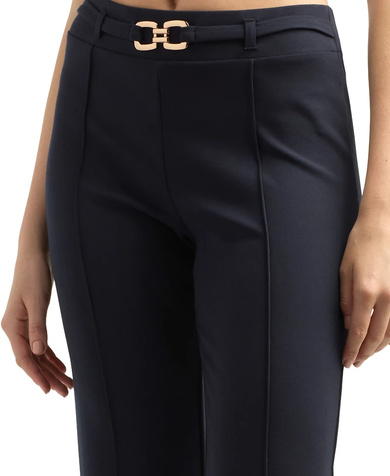 Bcx Juniors' Wide-Leg Scuba Pants
