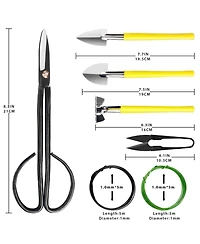 Xdovet Bonsai Tools Set Rake Shovel Wire Gardening Kit