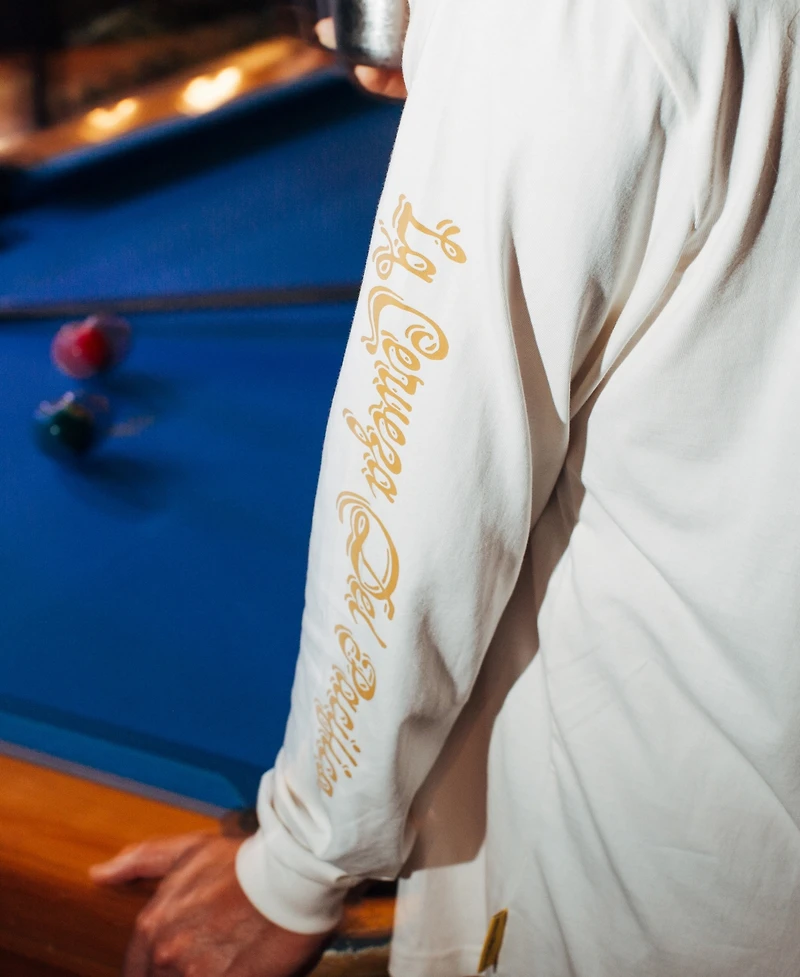 Quiksilver Men's Pacifico Signage Crewneck Long-Sleeve T-Shirt