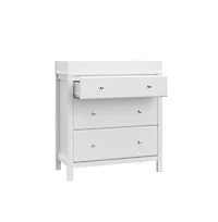 Storkcraft Carmel 3 Drawer Chest with Changing Topper