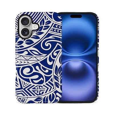 Lamicall Military Grade Dual Layer iPhone Case, Golden Tribal Armor Shockproof Anti-Slip Durable Protective Phone Cover