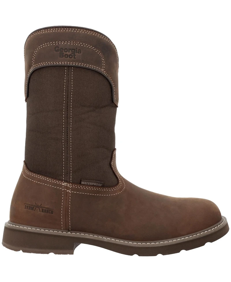 Georgia Boot Men's Core 37 Farm and Ranch Round Toe Pull-On