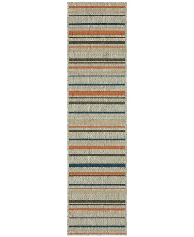 Oriental Weavers Latitude 602W3 Gray 1'10" x 7'6" Runner Rug